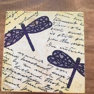 Dragonfly coasters 4